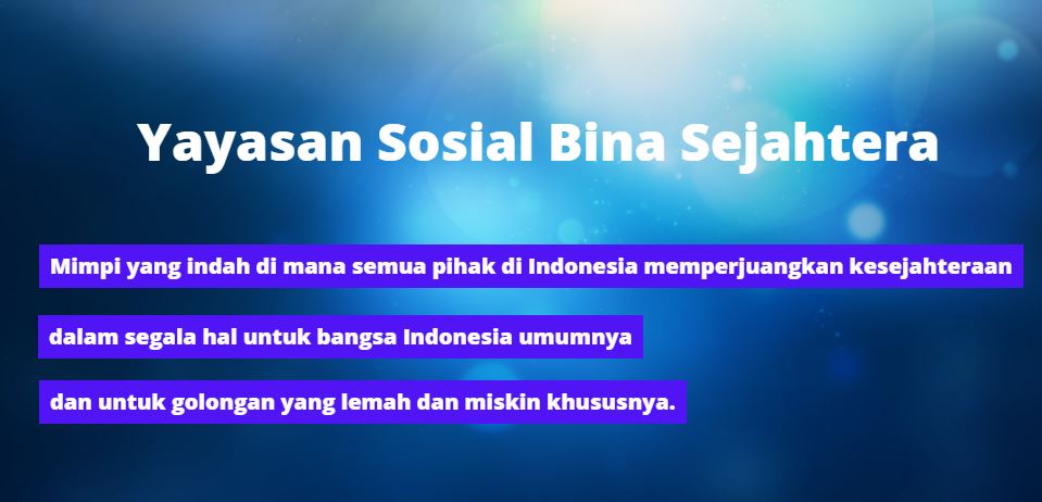 Yayasan Sosial Bina Sejahtera